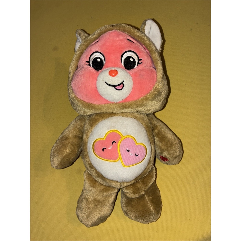 Care Bears Hoodie Friends Love A Lot Squirrel Costume Plush 13" Stuffed Animal